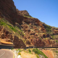 Zicht op Chapman’s Peak Drive