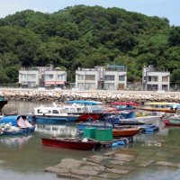 Bootjes bij Cheung Chau