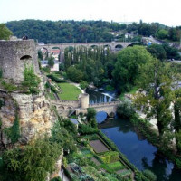 Bouwwerk op de Casemates de Bock