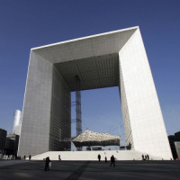 Zicht op de Grande Arche