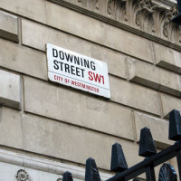 Naambord van Downing Street