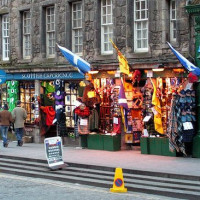 Winkel op de Royal Mile