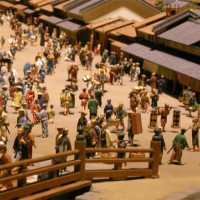 Miniatuurtjes in het Edo-Tokio museum