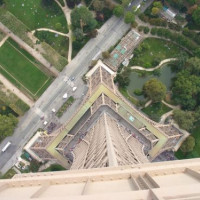 Tweede etage van de Eiffeltoren
