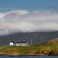 Gebouwen op Viðey en Lundey