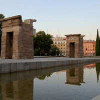 Monument op het Plaza de España