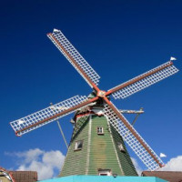 Windmolen in Fantasy Garden World