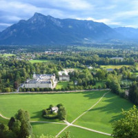 Zicht van op Festung Hohensalzburg