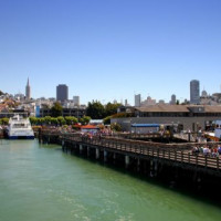 Het water bij Fisherman’s Wharf