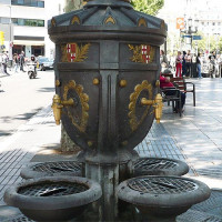 Fontein op de Rambla