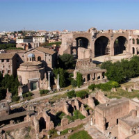 Op het Forum Romanum