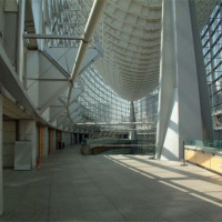 De vloer van het Tokyo International Forum