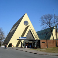 Buiten aan het Fram Museum