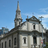 Zicht op de Franciscanenkerk