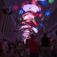 Lichtshow op Fremont Street