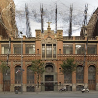 Voorgevel van de Fundació Tàpies