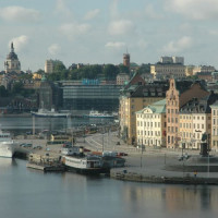 Vergezicht op Gamla Stan