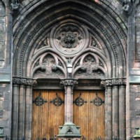 Portiek van de Glasgow Cathedral