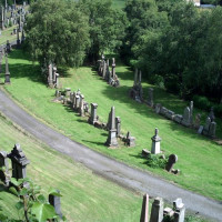 Pad in het Glasgow Necropolis