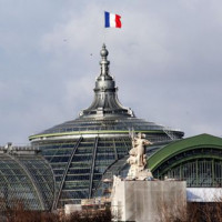 Vlag op het Grand Palais