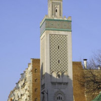 Minaret van de Grande Mosquée de Paris