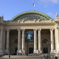 Beeld op het Grand Palais