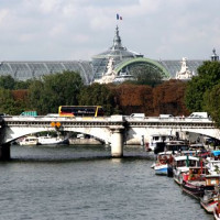 Vergezicht op het Grand Palais