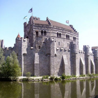 Beeld van het Gravensteen