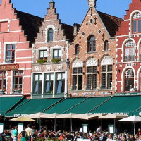 Terrasjes op de Grote Markt