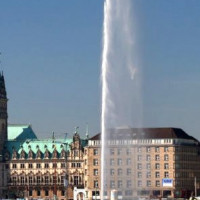 Fontein op de Alstermeren