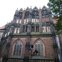 Muur van de St. Katharinenkirche