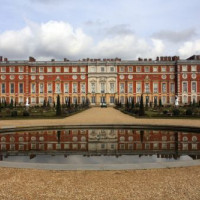 Gevel van het Hampton Court Palace