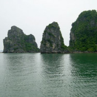 Rotsen in Halong Bay