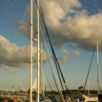 Zeilboot in Harbourfront