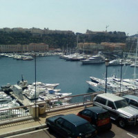 Jachten in de Haven van Monaco