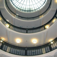 Interieur van de bibliotheek van Helsinki