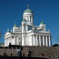 Totaalbeeld van de Kathedraal van Helsinki