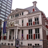 Zijkant van het Schielandhuis