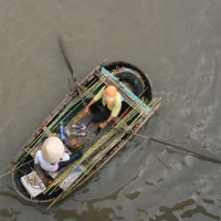 Roeiboot op Hoan Kiem Lake