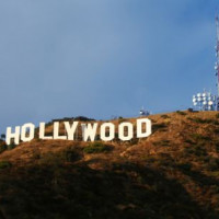 Antenne langs het Hollywood Sign