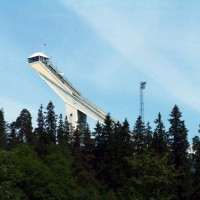 Top van de Skischans van Holmenkollen