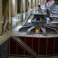 Turbines in de Hoover Dam