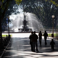 Zicht op Archibald Fountain