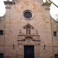 Ingang van de Iglesia de Sant Felip Neri