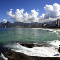 Badgasten aan Ipanema