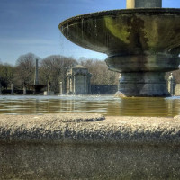 Fontein van de Irish National War Memorial Gardens