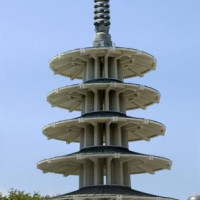 Beeld van de Peace Pagoda