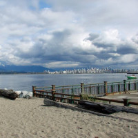 Skyline van op Jericho Beach