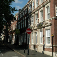 Straatbeeld van de Jewellery Quarter