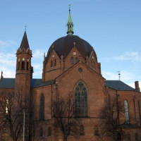 Overzicht van de Kathedraal van Oslo